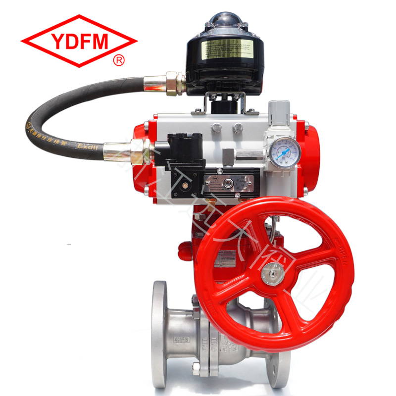 气动高温法兰球阀 Q641F-16P