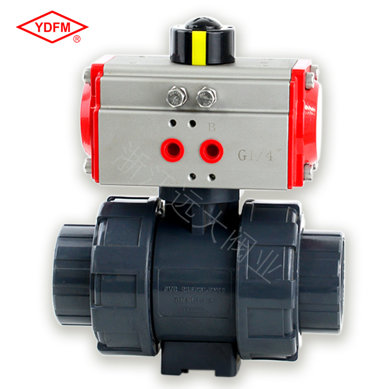 气动UPVC直通球阀